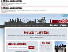 Tablet Screenshot of london-rip.com